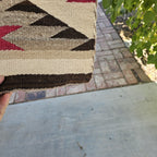 Authentic Vintage Dazzler 30 x 49" Navajo Rug C1950s W 152