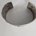 Hopi Knifewing Wide Vintage Cuff Sterling Old Pawn fits 7 1/4" wrist. JB 14