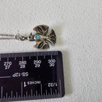 1930s Cast Silver Thunderbird Necklace Vintage Old Pawn JN 707