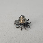 Silver & Turquoise Bug Hat Pin Vintage Native Old Pawn # JP 169