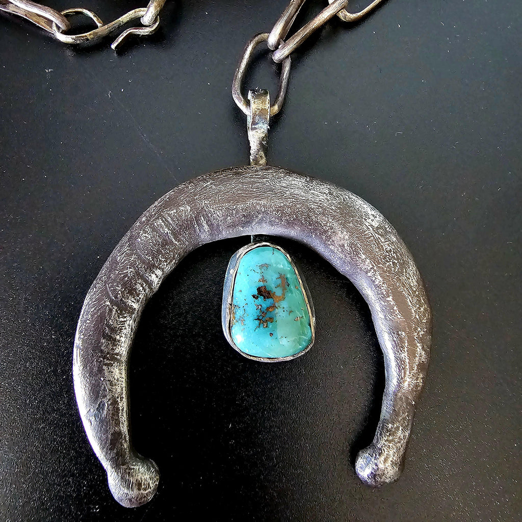 Ingot Cast Silver Naja Vintage Silver Chain Old Pawn  JN 738