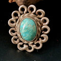 Pretty Blue Turquoise Vintage Native Ring Old Pawn Size 4 1/2 JR 01