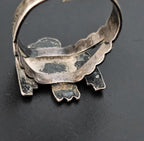 1940s Silver Thunderbird Vintage Ring Sterling Old Pawn Size 8 JR 338