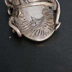 Big Funky Pink Vintage Native Statement Ring Sterling Native Size 11 Old Pawn JR 405