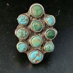 1930s Zuni Turquoise Vintage Ring Old Pawn Size 5 1/2  JR 903
