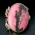 Big Funky Pink Vintage Native Statement Ring Sterling Native Size 11 Old Pawn JR 405