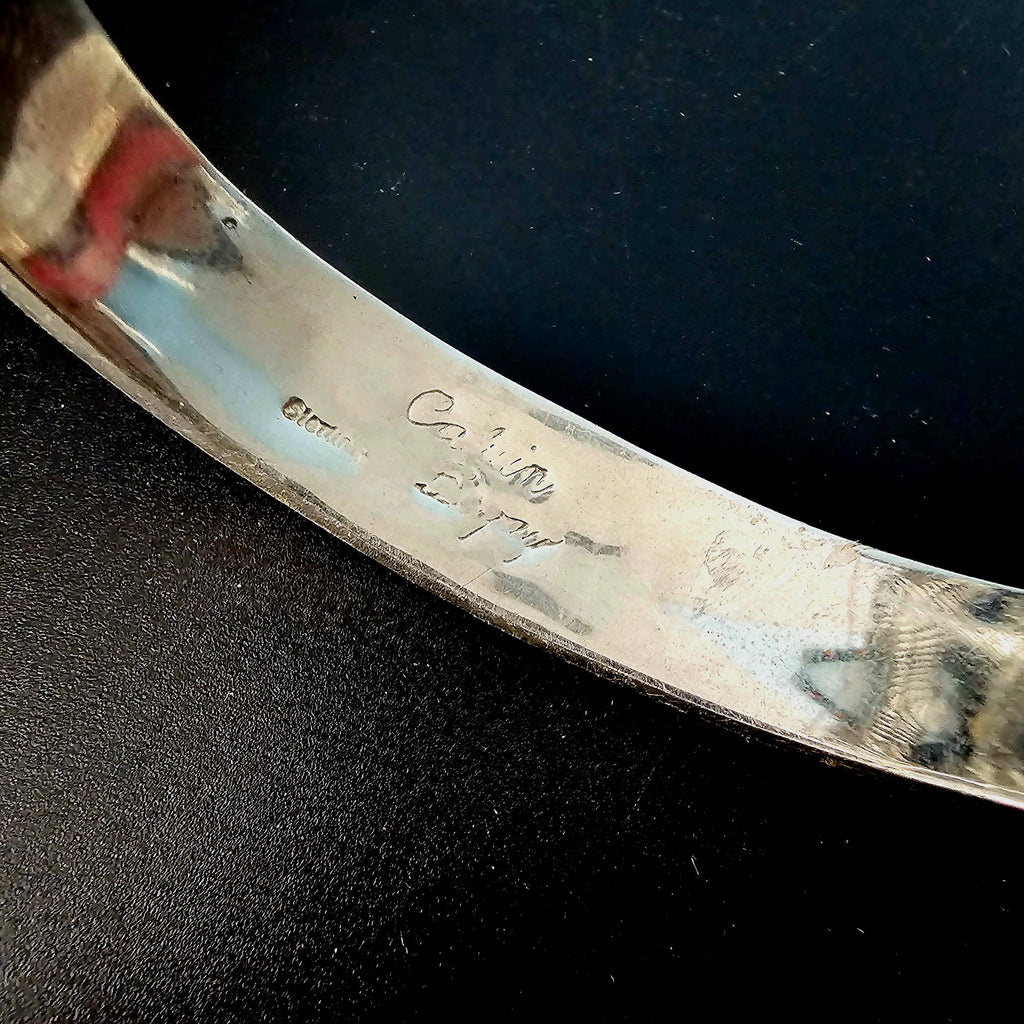 Zuni Cluster Inlay Multistone Vintage Native Cuff fits 6 1/2" wrist JB 216