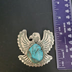 Thunderbird Pin Signed Vintage Native Old Pawn # JP 176