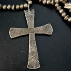 1930s Cross Necklace Old Pawn Sterling.  JN 721