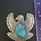 Thunderbird Pin Signed Vintage Native Old Pawn # JP 176