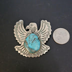 Thunderbird Pin Signed Vintage Native Old Pawn # JP 176