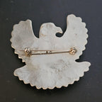 Thunderbird Pin Signed Vintage Native Old Pawn # JP 176