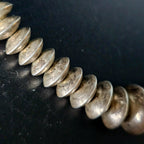 Signed 26" Vintage Navajo Pearls Necklace Old Pawn Sterling. C1960s JN 770