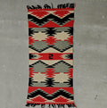 C 1890s Germantown Authentic Vintage Navajo Rug 17" x 34" W 173