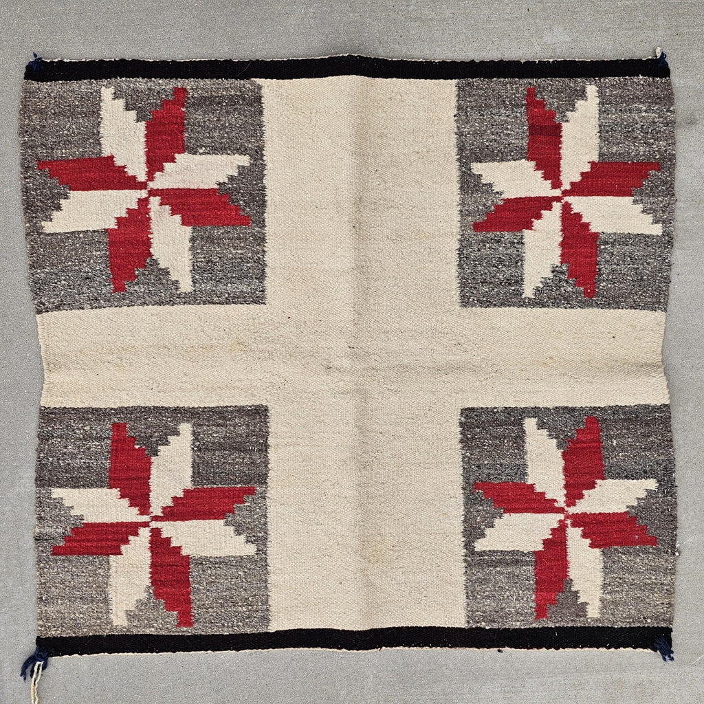 Authentic Vintage Navajo Saddle Blanket 30"x 31" W 205