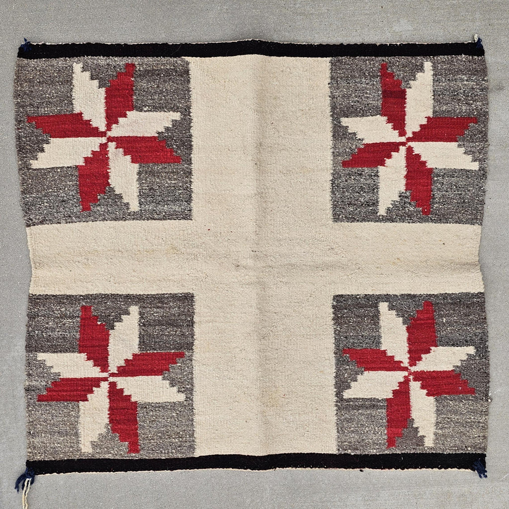 Authentic Vintage Navajo Saddle Blanket 30"x 31" W 204