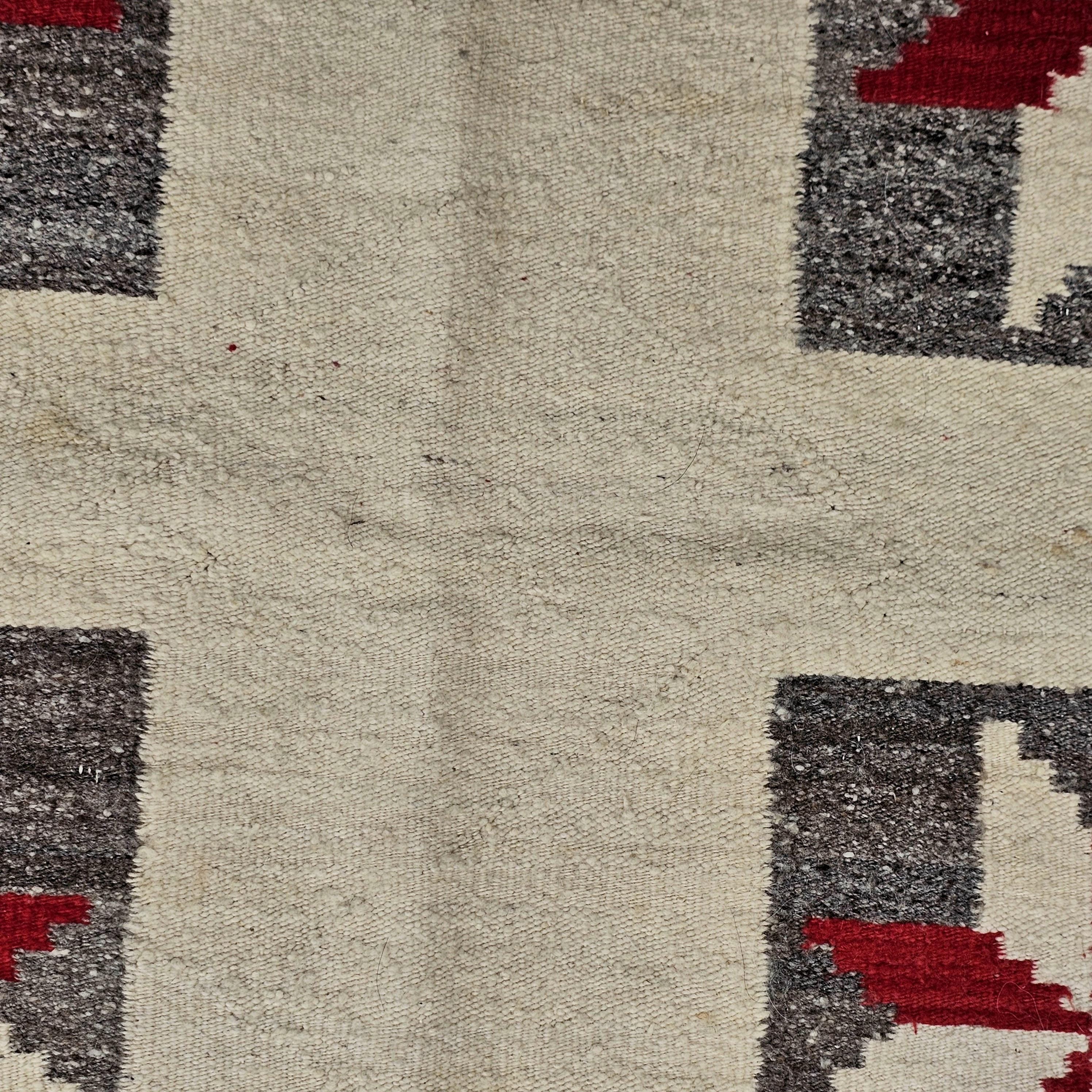 Authentic Vintage Navajo Saddle Blanket 30"x 31" W 205
