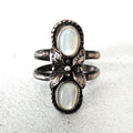Mother of Pearl Native Ring Old Pawn Size 7. JR 461
