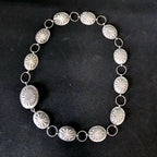 Vintage Concho Sterling Hatband Old Pawn. JH 152