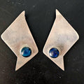 Sterling '70s Bird? Vintage Silver Earrings . # JE 607