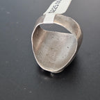 3 Green Turquoise Cast Silver Vintage Ring Size 11 Old Pawn JR 228