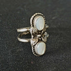 Mother of Pearl Native Ring Old Pawn Size 7. JR 461