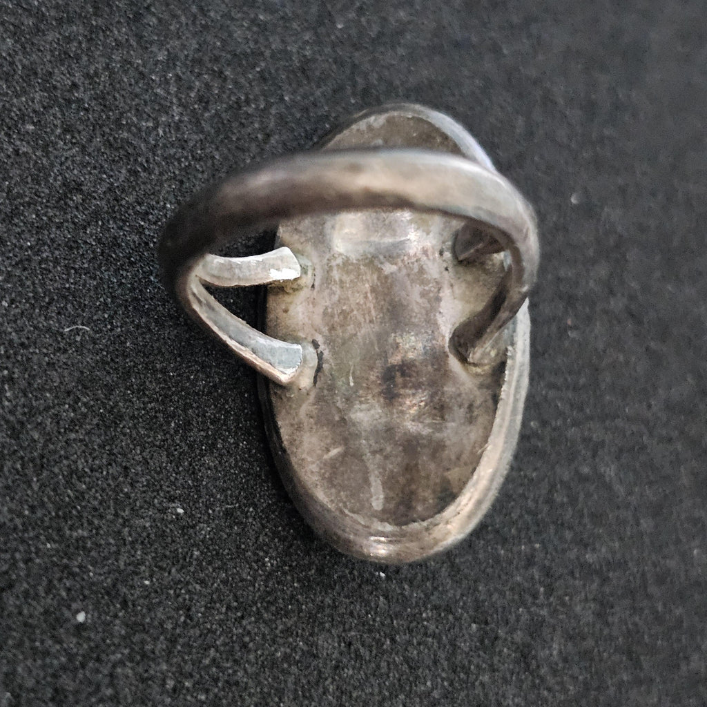 Mother of Pearl Native Ring Old Pawn Size 5. JR 465