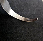 1920s Hand Forged Ingot Silver and Turquoise Native Cuff Bracelet Coin Silver. 6 1/2" wrist. JB 219