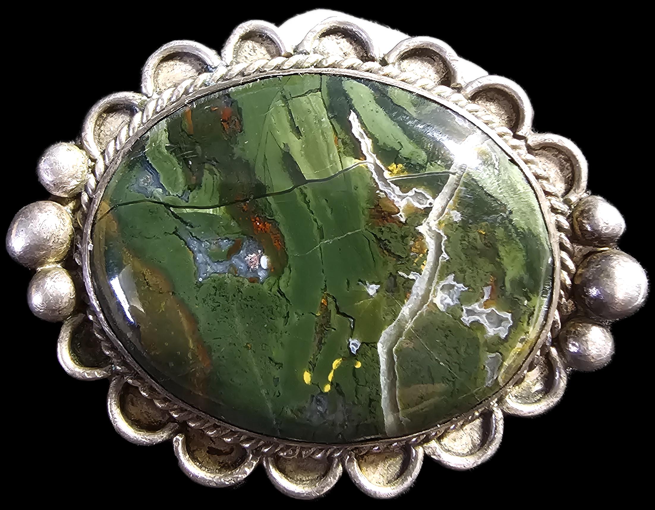 1940s Agate Vintage Native Pin Old Pawn # JP 180