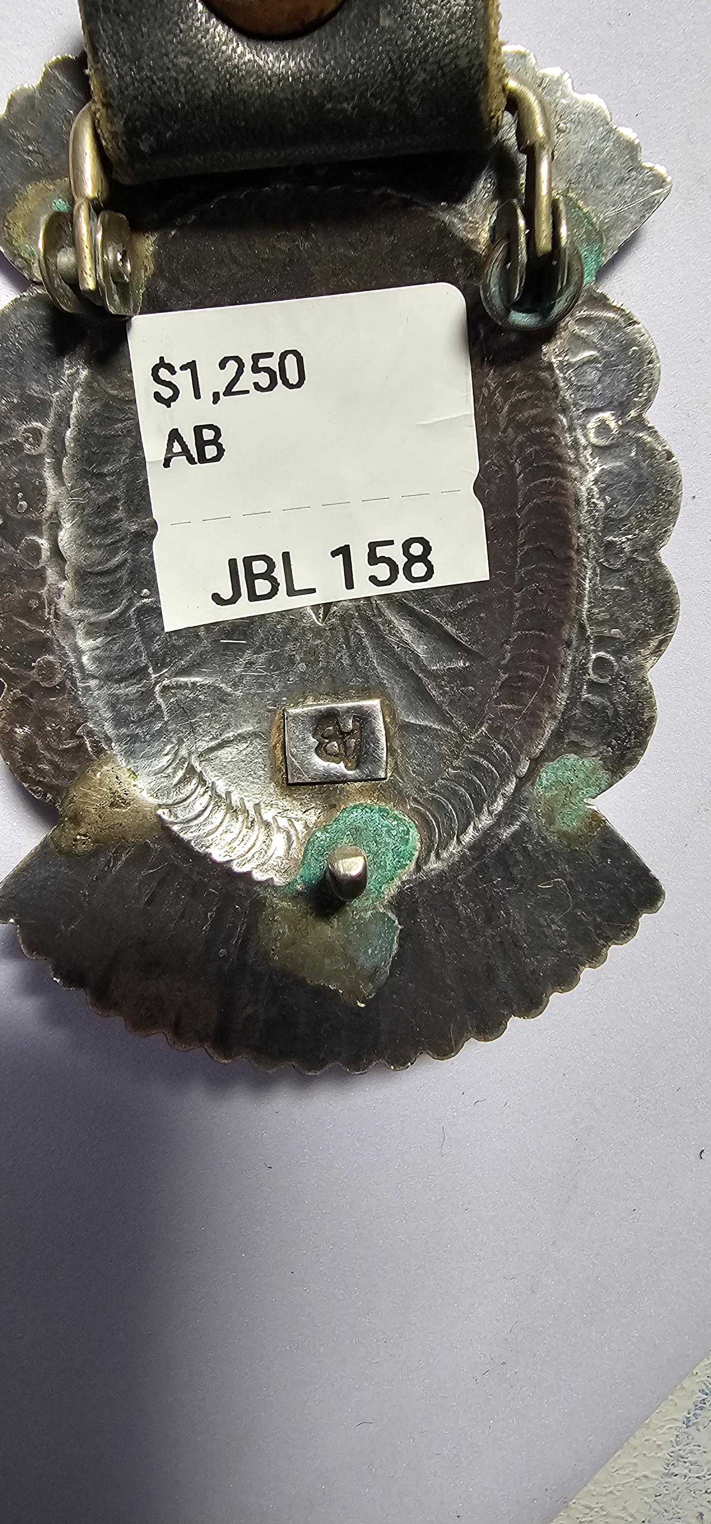 Concho Belt Vintage Sterling Navajo Old Pawn. JBL 158