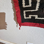 Authentic Vintage Navajo Fancy Dazzler Rug 72" x 38" C1930s W 202