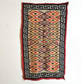 Authentic Vintage Navajo Fancy Dazzler Rug 72" x 38" C1930s W 202