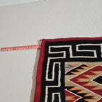 Authentic Vintage Navajo Fancy Dazzler Rug 72" x 38" C1930s W 202