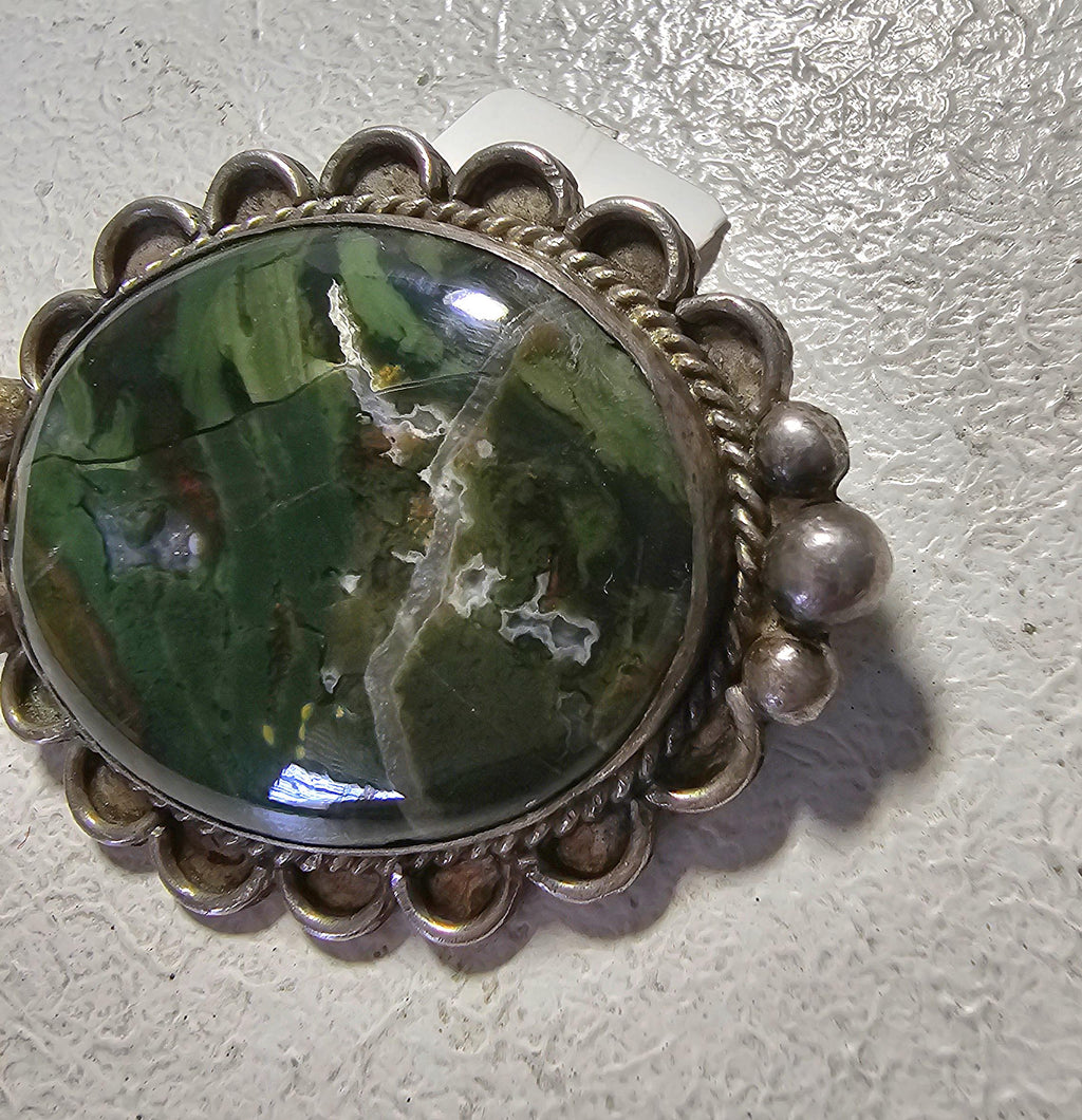1940s Agate Vintage Native Pin Old Pawn # JP 180