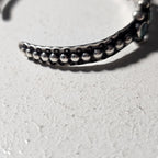 Amazing Zuni Snakeyes Turquoise Sterling Silver Bracelet 6 3/4" JB 274