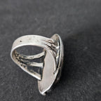 1930s Cerrillos Turquoise Native Ring Size 8 Old Pawn. JR 642