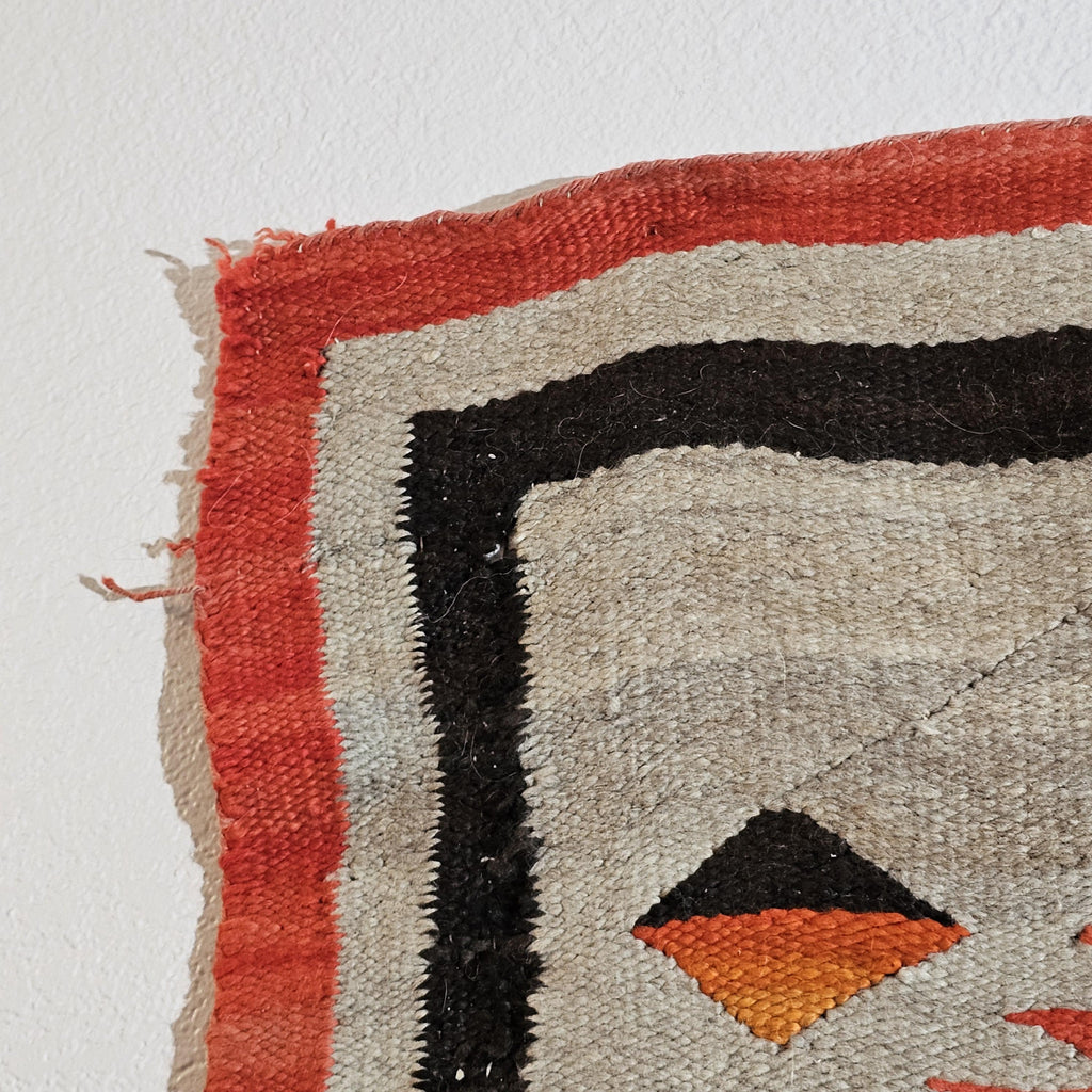 Authentic Vintage Navajo Rug Dazzler Pound Rug 63" x 84" C1930s W 176