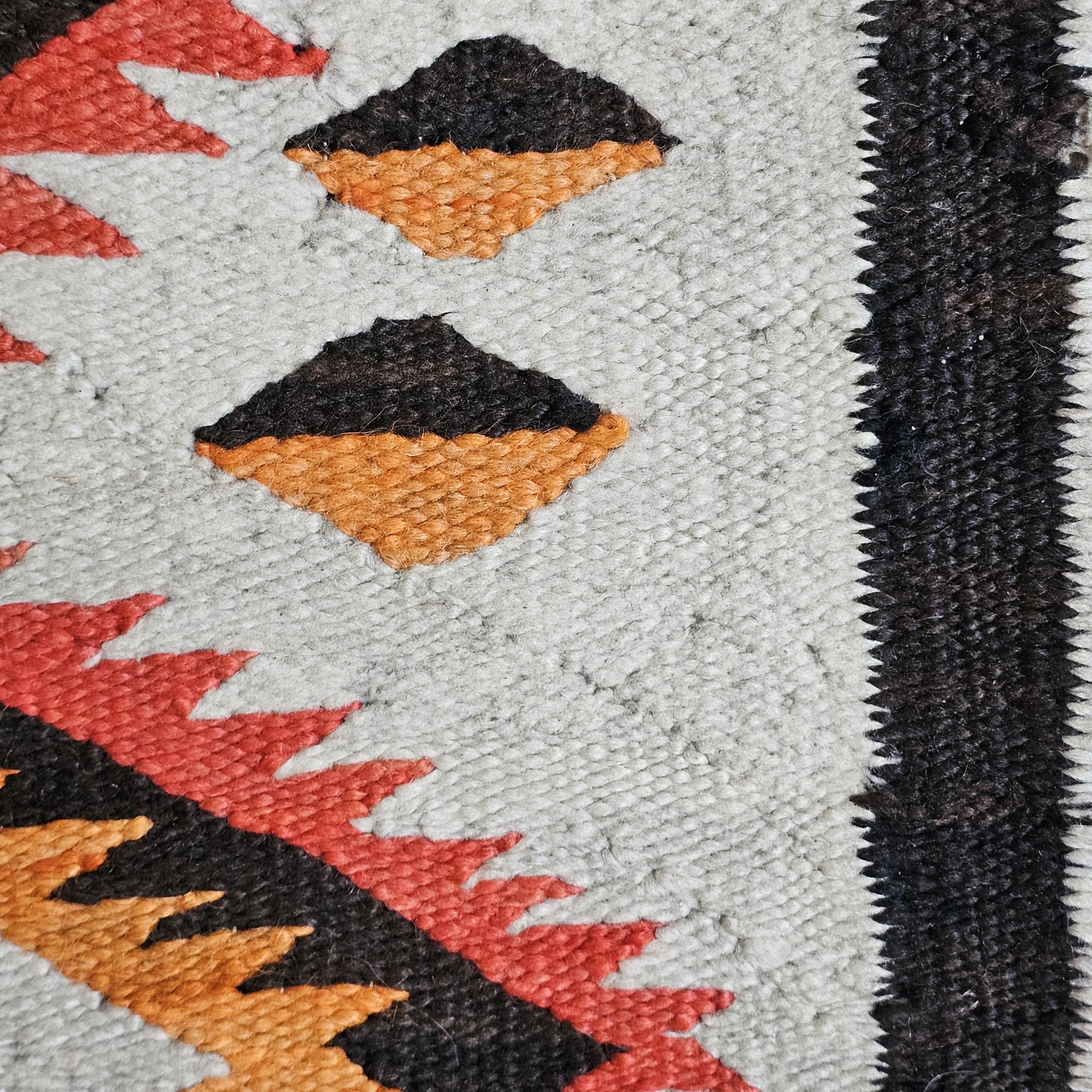 Authentic Vintage Navajo Rug Dazzler Pound Rug 63" x 84" C1930s W 176