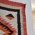 Authentic Vintage Navajo Rug Dazzler Pound Rug 63" x 84" C1930s W 176