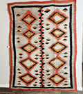 Authentic Vintage Navajo Rug Dazzler Pound Rug 63" x 84" C1930s W 176