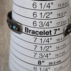 1940s Vintage Turquoise & Silver Raindrops Native Cuff Bracelet Old Pawn  6 3/4" wrist. JB 235