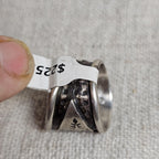 Thunderbird Signet Vintage Native Ring Sterling  Size 8 1/2 NR 35