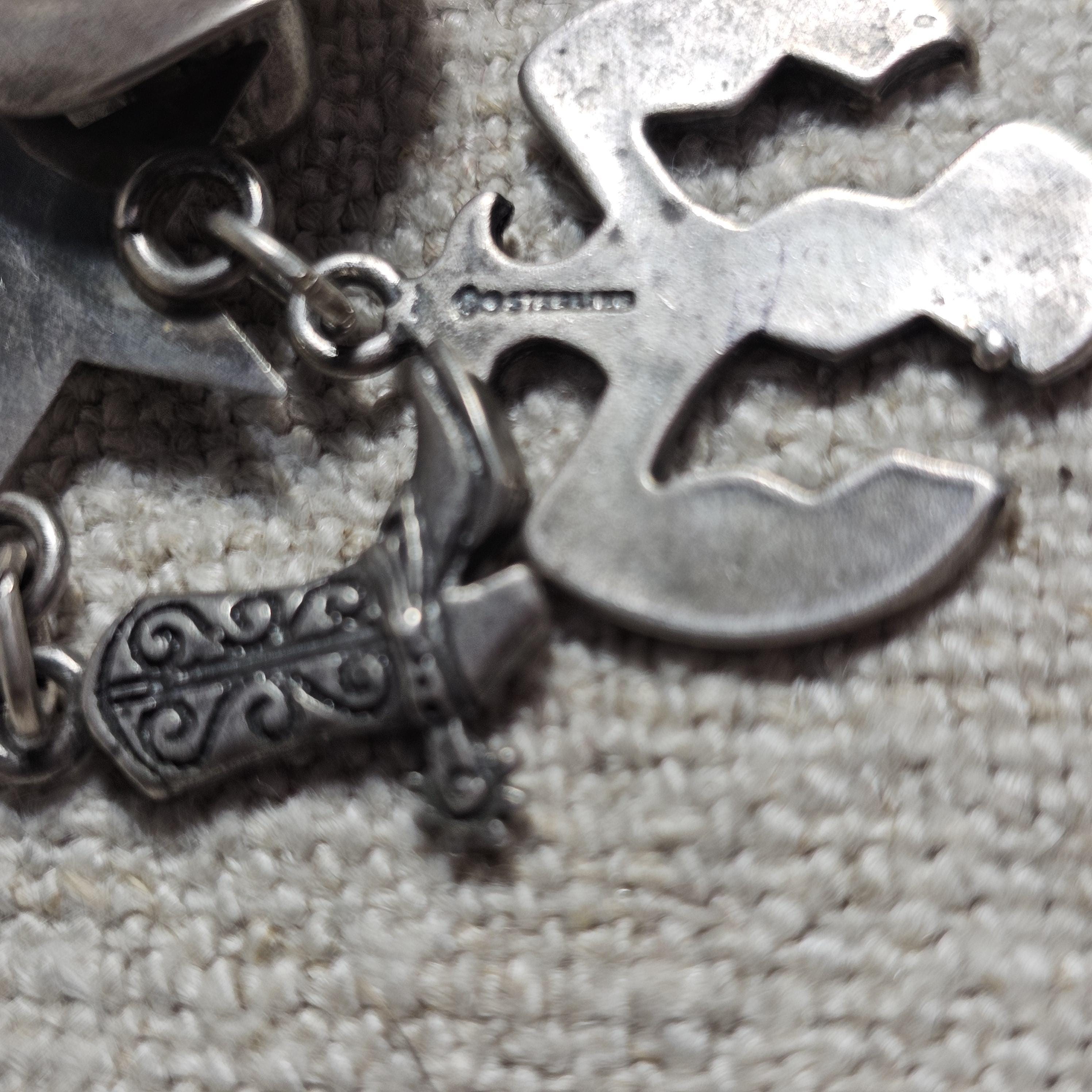 Fabulous Cowgirl Vintage Silver & Turquoise Earrings # JE 648