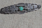 Harvey Thunderbird Vintage Native Pin with Turquoise  JP 203