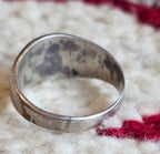 C 1950s Cast Sterling Thunderbird Band Old Pawn size 8. JR 795