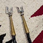 Give Away Horse Bolo Vintage Native Sterling & Copper & Brass & Inlay JBO 164