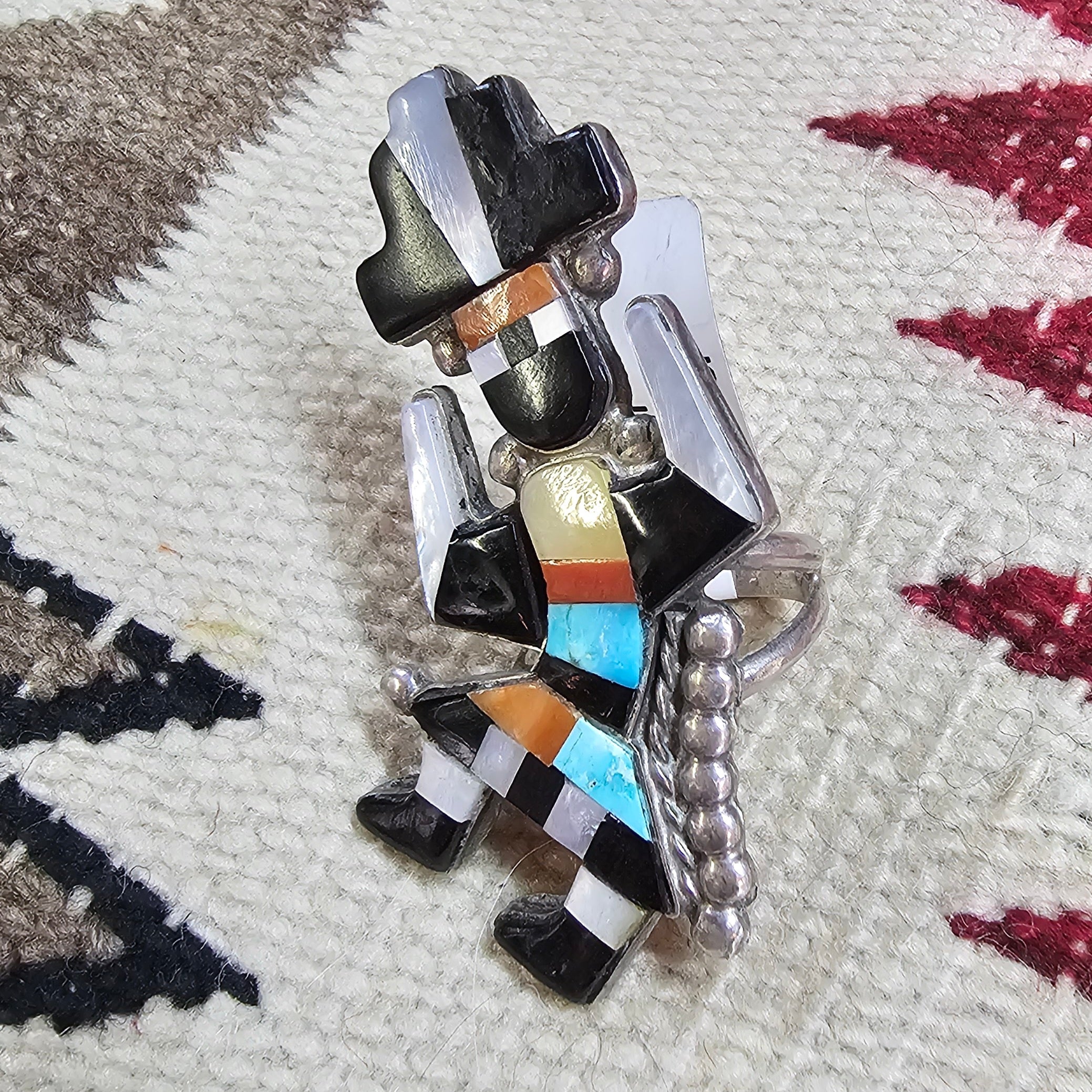 Rainbow Dancer Zuni Inlay JR 696