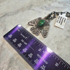 Thunderbird Green Turquoise Necklace JN 847