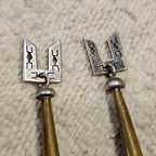 Give Away Horse Bolo Vintage Native Sterling & Copper & Brass & Inlay JBO 164