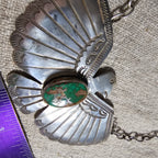 1930s Large Vintage Thunderbird Native Necklace Old Pawn JN 853
